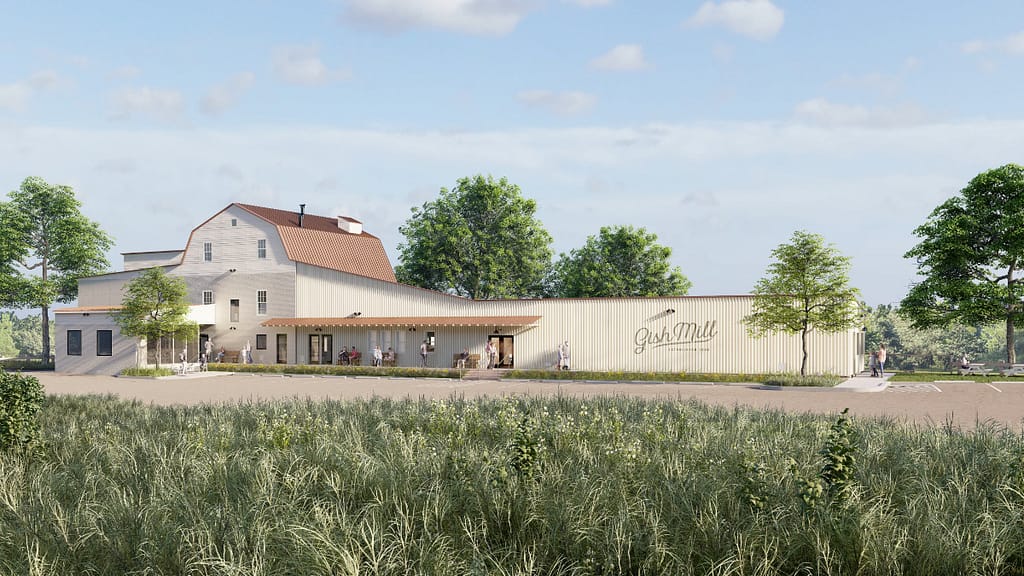 Gish Mill artist's rendering